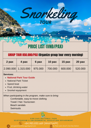 snorkeling tour price
