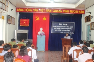 Tổ chức Hội nghị Quán triệt học tập chuyên đề tư tưởng, đạo đức, phong cách Hồ Chí Minh và Nghị quyết TW4, khóa XII về xây dựng chỉnh đốn Đảng