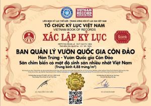 Hòn Trứng được xác nhận kỷ lục Việt Nam